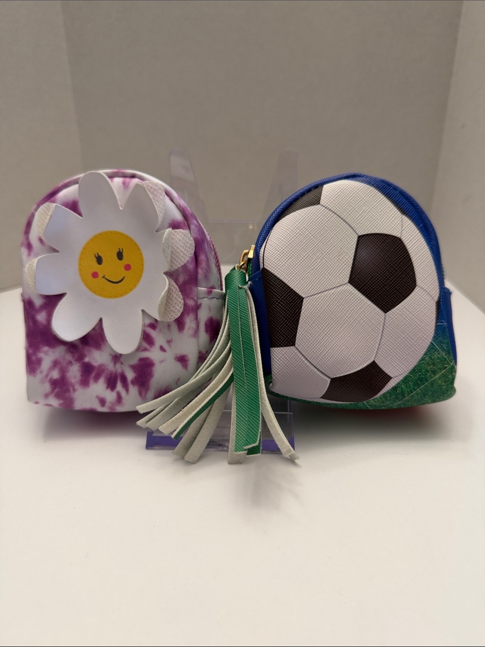 Kids Mini Coin Pouch Tye Dye Daisy or Sports Design